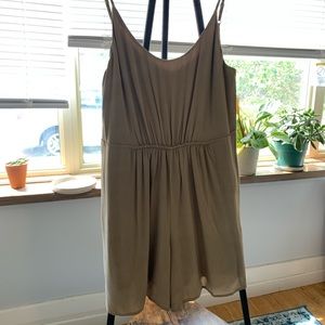 Oak & Fort dark green romper/dress